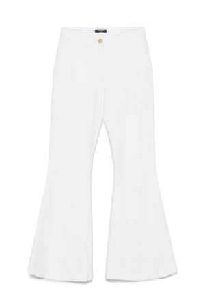 pantalone in viscosa bianco BALMAIN PARIS KIDS | BW6A80J0371100OR